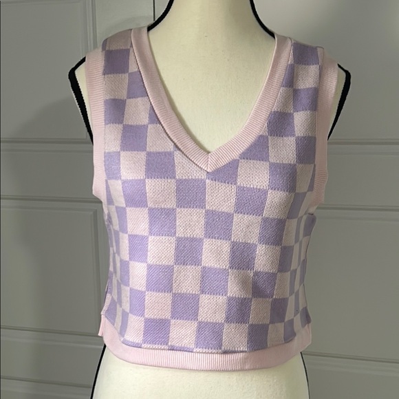 Epic Threads Other - Epic Threads Stella & Blaise Checkered Crop Top
